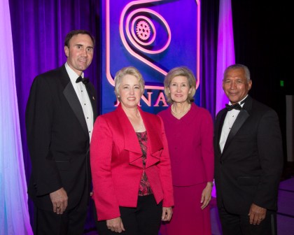 Congressman Olson, Mayor Parker, NST Winner Hutchison, NASA Admin. Bolden